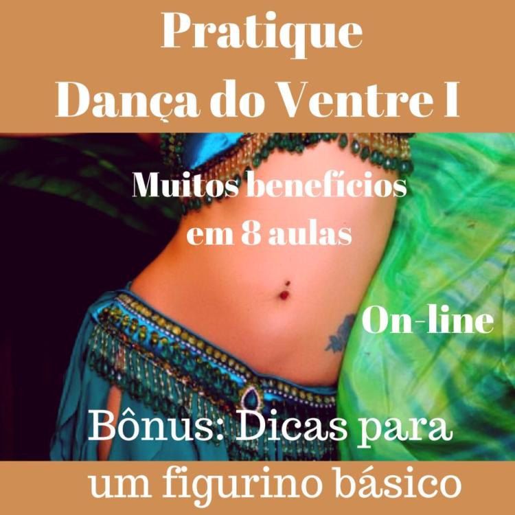 Cartaz Curso On-line Dança do Ventre I.